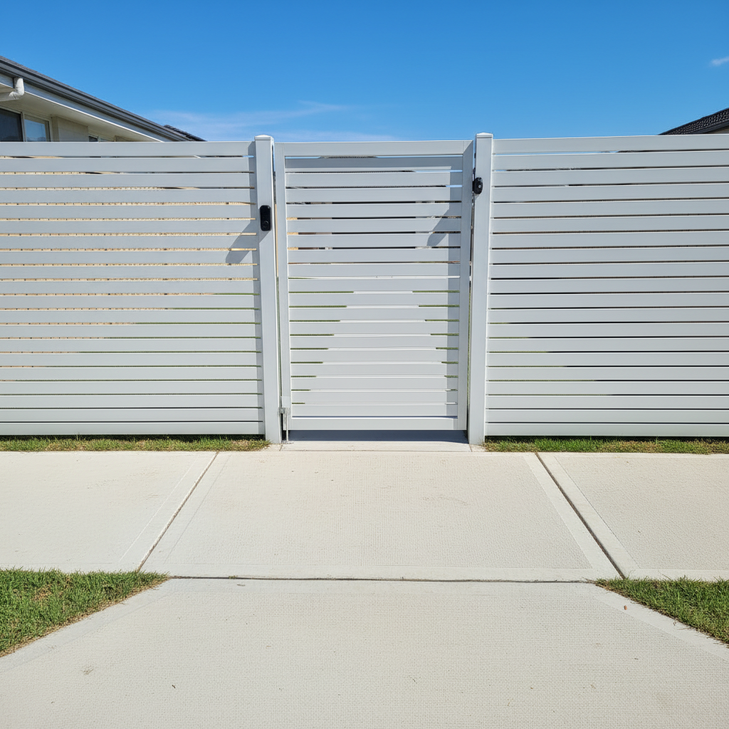 ProScreen Horizontal Aluminium Slat Gate | DIY Gate Kit Australia | Sl