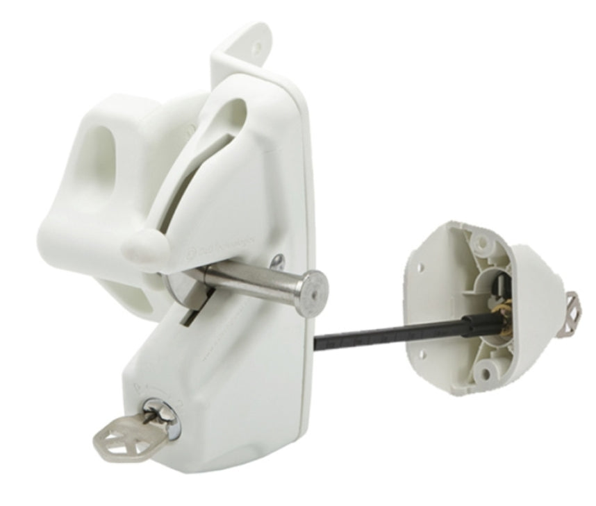 LOKKLatch Deluxe Gate Latch | Black or White