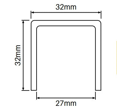 Quickscreen Heavy Duty Bottom Rail - 5000mm