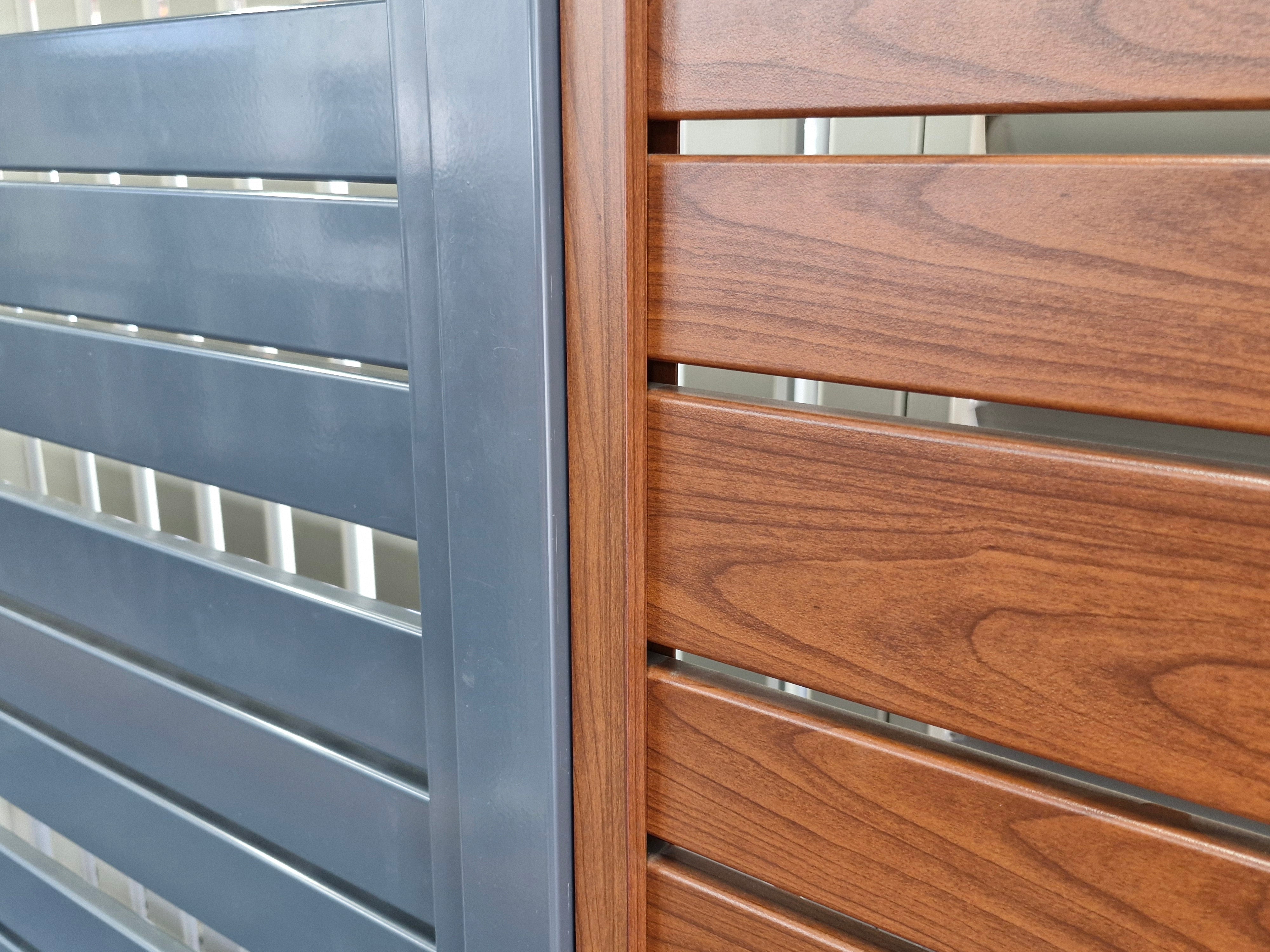 65x16mm Aluminium Slat With Centre Web