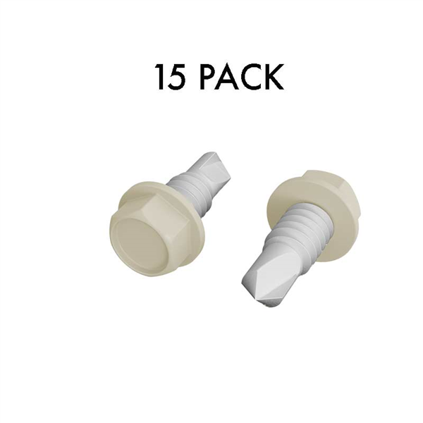 Tek Screws Self Drilling 10G x 16mm | 15 Pack