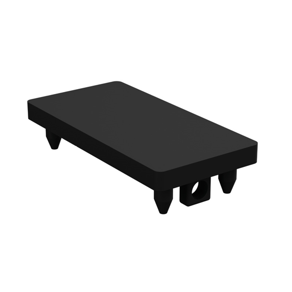 BARR Top Cap Aluminium 50x25mm Powder Coated