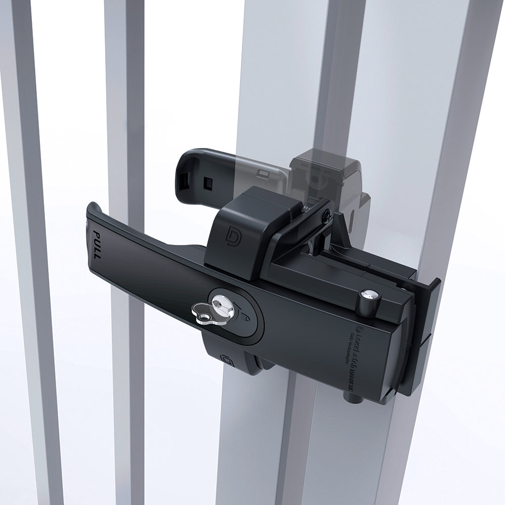 Lokk Latch - Magnetic Lockable - BLACK