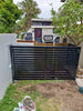 Bin Enclosure | Self Close Doors | Aluminium Slats | Open Top