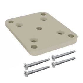 Perry Base Plate Base Plate Set | 65mm Posts | 4 Screws | 11 Colours – Slatwerx