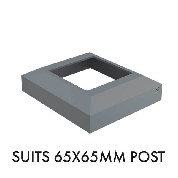 65mm 2PC Domical Post Cover Plate