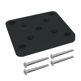 Base Plate Set | 50mm Posts | 4 Screws | 11 Colours